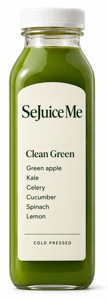 Clean Green bottle mockup