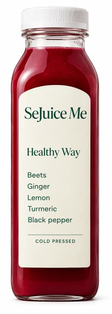 Healthy Way bottle mockup